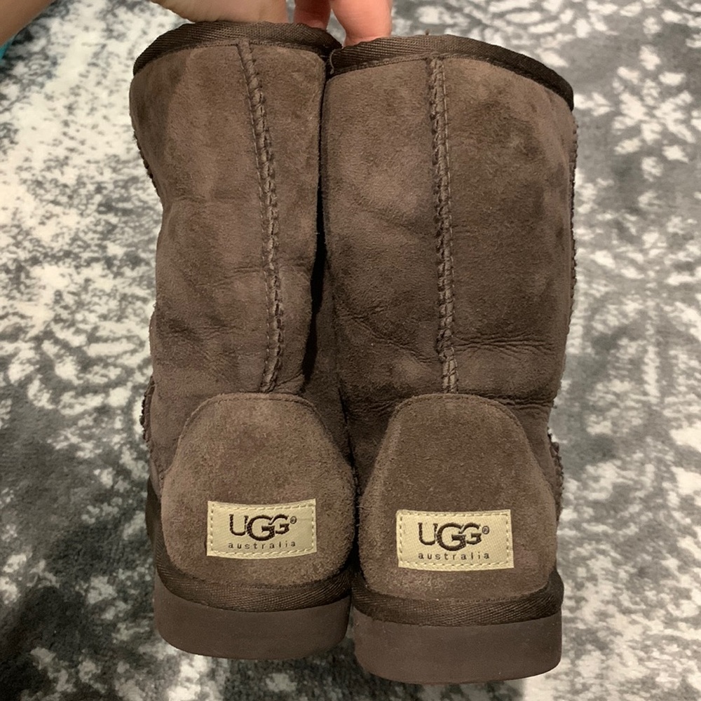 UGGS, chocolate brown, size 8